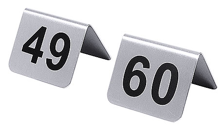 1054/660 Tischnummern
