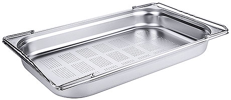 6211/065 GN-Behälter mit Bügelgriffen, perforiert