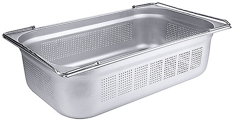 6211/150 GN-Behälter mit Bügelgriffen, perforiert