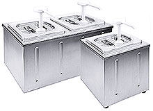 Saucendispenser mit Kühlung