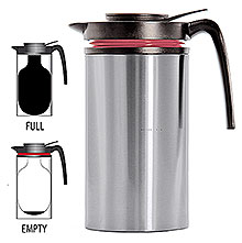 Isolierkanne mit Füllstand-Indikator