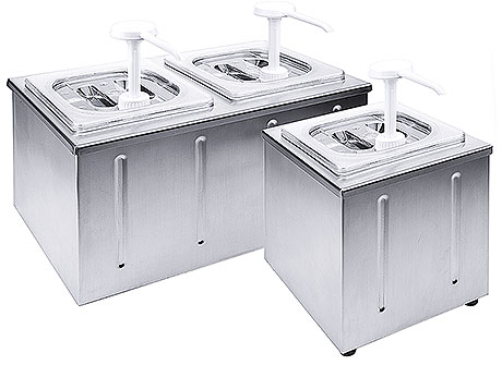 Saucendispenser mit Kühlung