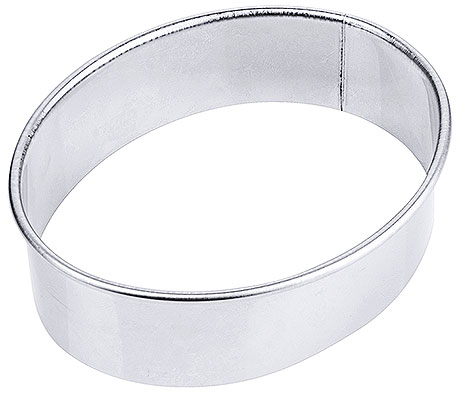 Ausstecher, oval, glatt