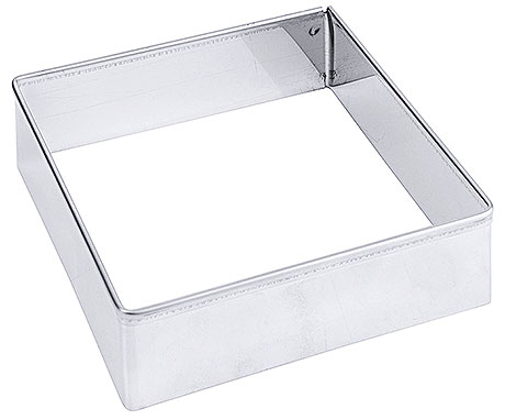 4044/080 Ausstecher, quadratisch, glatt