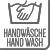 waschbar mit Hand